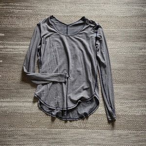 lululemon striped long sleeve shirt